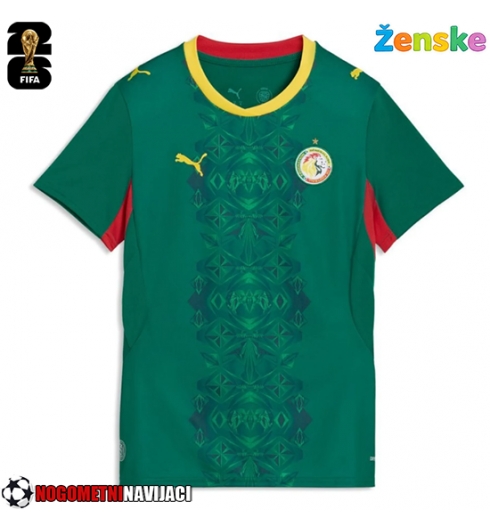 Ženske Nogometnih dresov Senegal Gostujoči SP 2026 Kratki rokavi Ženske Nogometnih dresov Senegal Gostujoči SP 2026 Kratki rokavi